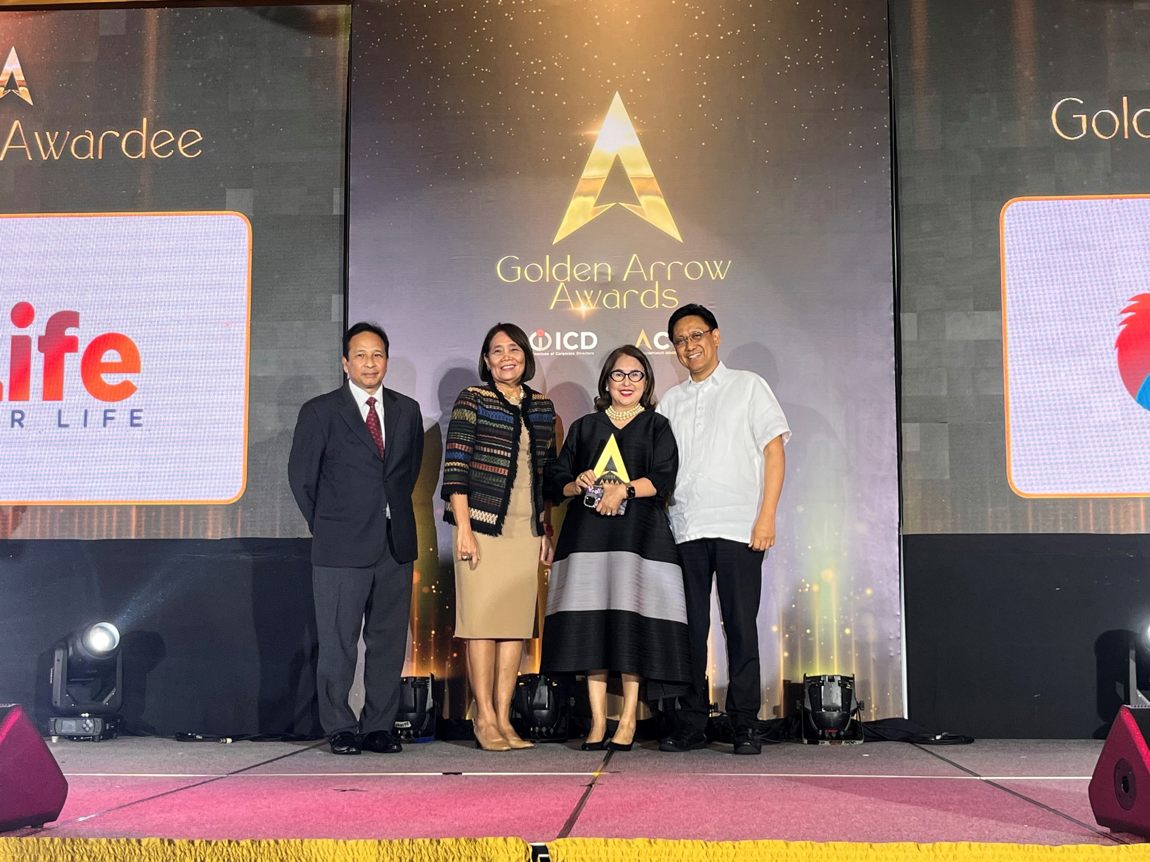 InLife Receives 4-Golden Arrow Award For Good Corporate Governance.