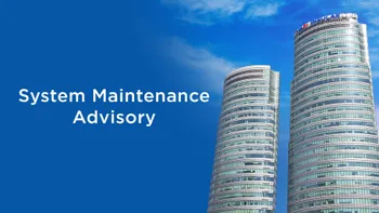 system maintenance advisory 